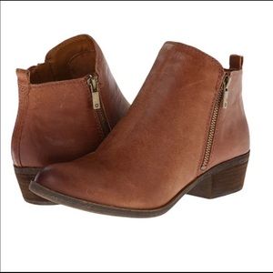 Lucky Brand basel leather ankle booties